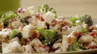 How to Make Broccoli Cauliflower Salad  Salad Recipe  Allrecipescom [upl. by Asirrom]