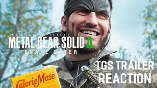 Metal Gear Solid Delta Snake Eater  NEW TGS TRAILER REACTION [upl. by Brentt89]