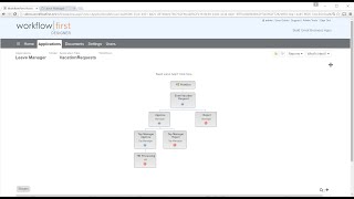 WorkflowFirst Vacation Request Workflow Tutorial [upl. by Wales]