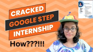 Preparation and Resume for Google STEP Internship [upl. by Disraeli]