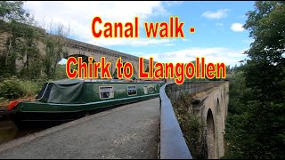 Chirk to Llangollen canal walk [upl. by Annavoj]