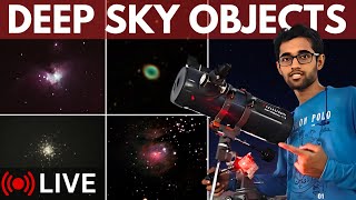 Deep Sky Objects through my Telescope  Using my Advanced AstromasterLCM setup for the first time [upl. by Amik]