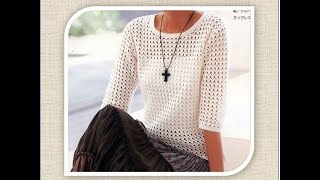 Increible La puntada mas facil para hacer una blusa a crochet [upl. by Mil460]