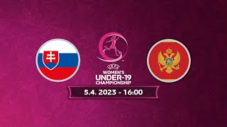 Kvalifikácia na Majstrovstvá Európy WU19 Slovensko  Čierna Hora [upl. by Irehc]