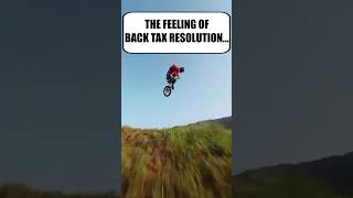 Back Taxes Takeoff The Ultimate Financial Freedom Stunt wins dirtbikes [upl. by Muraida]