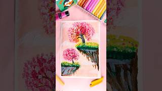 Soft Pastels Art shorts youtubeshorts viralvideo art [upl. by Ogram]