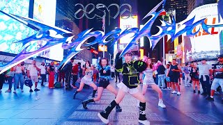 KPOP IN PUBLIC TIMES SQUARE NYC  ONE TAKE aespa 에스파 Supernova  Dance cover by NoChill Dance [upl. by Alanson]