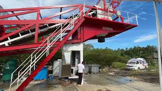 Concrete batching plant in test running [upl. by Eli]