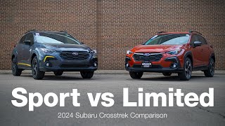 2024 Subaru Crosstrek Limited vs Sport  Comparison and Review [upl. by Asilec]