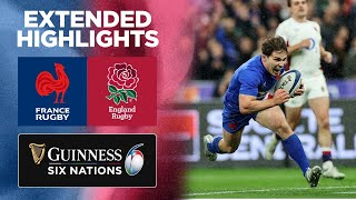 France v England  Extended Highlights  2022 Guinness Six Nations [upl. by Igal665]