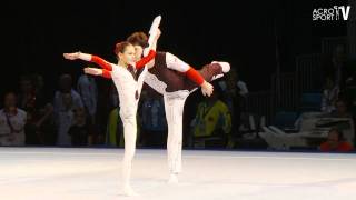 Alisa Popova Alexander Kisilev  Kurgan  Mixed Pair  Balance  Sachsenpokal Riesa 2012 [upl. by Baler]