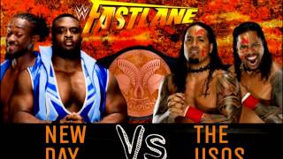 WWE Fastlane 2016 Match Card [upl. by Valer]