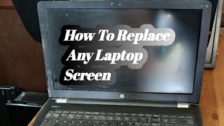 How To Replace DELL LAPTOP ScreenHow To Change Dell Laptop DisplayHow To Replace Any Laptop Screen [upl. by Ecnirp83]