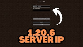 Minecraft 1206 Server IP Address [upl. by Ennaear]