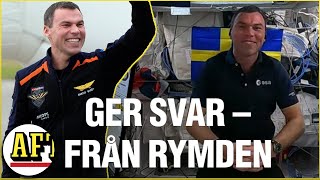 Astronaut Marcus Wandt svarar på läsarnas frågor – från rymden [upl. by Sutsugua]