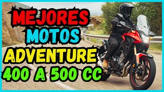 LAS MEJORES MOTOS ADVENTURE DE 400 A 500 CC [upl. by Llesirg]