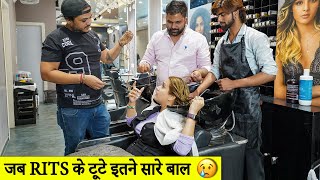 Saloon Prank On Rits Dhawan By Amit 😳  Miss Dhawan [upl. by Avek]