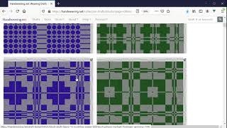 Handweavingnet Profile and Block Drafting [upl. by Oiramad]