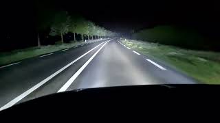 1997 Starlet New Headlights  Bevinsee V45 LED H4 Night Test Drive 4K [upl. by Asilim890]