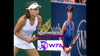 2021 Belgrade 1R  Ivana Jorovic vs Ajla Tomljanovic Highlights [upl. by Lebazi]