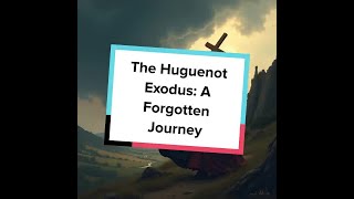 The Huguenot Exodus A Forgotten Journey [upl. by Elon]