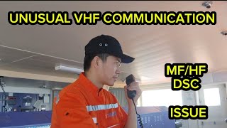 The unusual VHF communication regarding to MHHF DSC issue [upl. by Simpson]