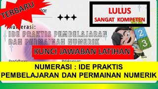 Kunci Jawaban Latihan Numerasi  Ide Praktis Pembelajaran dan Permainan Numerik Pintar Kemenag [upl. by Schrader]