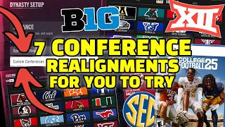 CONFERENCE REALIGNMENT for CFB 25  College Football 25 [upl. by Harry]