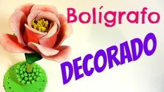 Bolígrafo decorado Regalo original Manualidades fáciles [upl. by Archaimbaud]