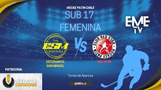 Sub 17 Femenina Estudiantil San Miguel vs RedStar [upl. by Etteroma11]