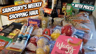 SAINSBURYS GROCERY HAUL  Feeding a family of 5 [upl. by Janka316]