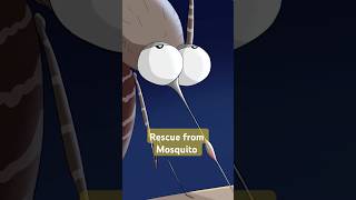 Amazing Rescue from mosquito by tank fish 🐟 Funny Animation short [upl. by Acinnej27]