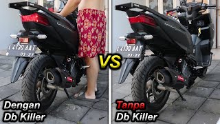 Perbandingan Suara Knalpot R9 Misano Dengan amp Tanpa Db Killer di Honda Vario 160 [upl. by Enyar]