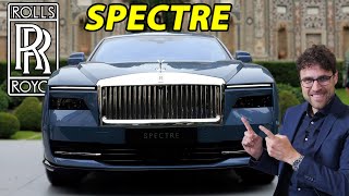 RollsRoyce Spectre firstever Rolls EV ⚡ REVIEW [upl. by Enidlareg]