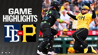 Rays vs Pirates Game Highlights 62124  MLB Highlights [upl. by Ahtaga]