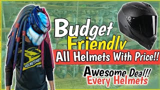 New Branded Helmets Collections 🔥BILMOLAAGVMTKPIBest Budget Helmet amp Accessories सस्तो हेल्मेट [upl. by Ninetta]