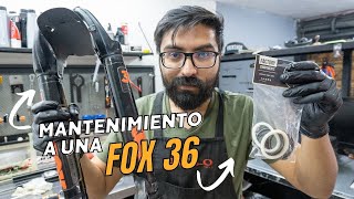 Mantenimiento FOX 36 encontré partes oxidadas en esta suspensión [upl. by Yecak]