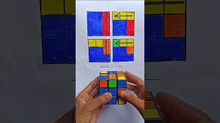 Rubiks cube 3 by 3 magic trick solveshorts cube rubiks youtube mrratancuber [upl. by Ttegirb]