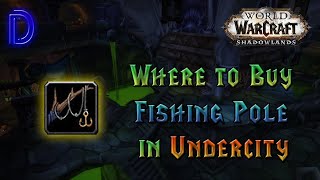 Where to Buy Fishing Pole in Undercity  WoW 927  Shadowlands [upl. by Gal]