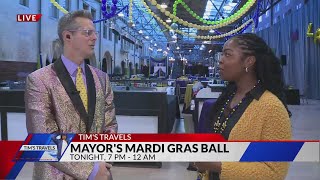 Mardi Gras Mayors Ball in Downtown St Louis Friday [upl. by Yanaj]