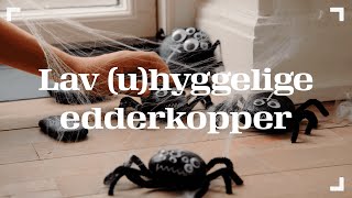 DIY Halloween edderkopper [upl. by Sothena]