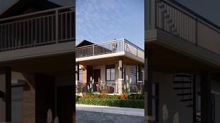 3Bedroom Bungalow House Design with roof deck housedesignideas [upl. by Annaitsirhc]