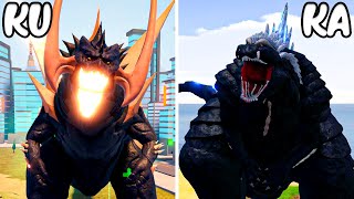 Kaiju Universe Vs Kaiju Arisen Godzilla Ultima  VARGOTH  Comparison [upl. by Geoffrey]