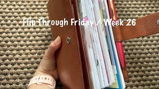 Flip Through Friday  Week 26  June 2024  Pink Planner Girl [upl. by Iahcedrom]