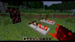 UPDATED  Redstone repeating circuit tutorial Minecraft [upl. by Kellen426]