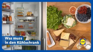 Was muss in den Kühlschrank  Lidl Österreich [upl. by Anev]