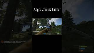 Angry Chinese Farmer rustshortshorts rustgame rustpvp rustshorts [upl. by Akiemaj]