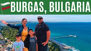 Burgas Bulgaria Tour INCREDIBLE City on the Black Sea Coast  Vlog 2023 🇧🇬 [upl. by Enaenaj]