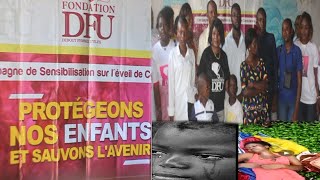 TRISTE RÉALITÉPROTEGEONS NOS ENFANTS ET SAUVONS L AVENIR AVEC LA FONDATION DEBOUT FEMME UTILEDFU [upl. by Nelram442]