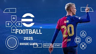 eFootball PES 2025 PPSSPP Download English Version Update New Kits 2425 amp New Transfers HD Graphics [upl. by Yasnyl]